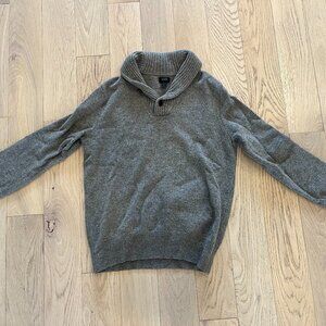 J Crew Lambswool Cowl Neck Sweater - Medium